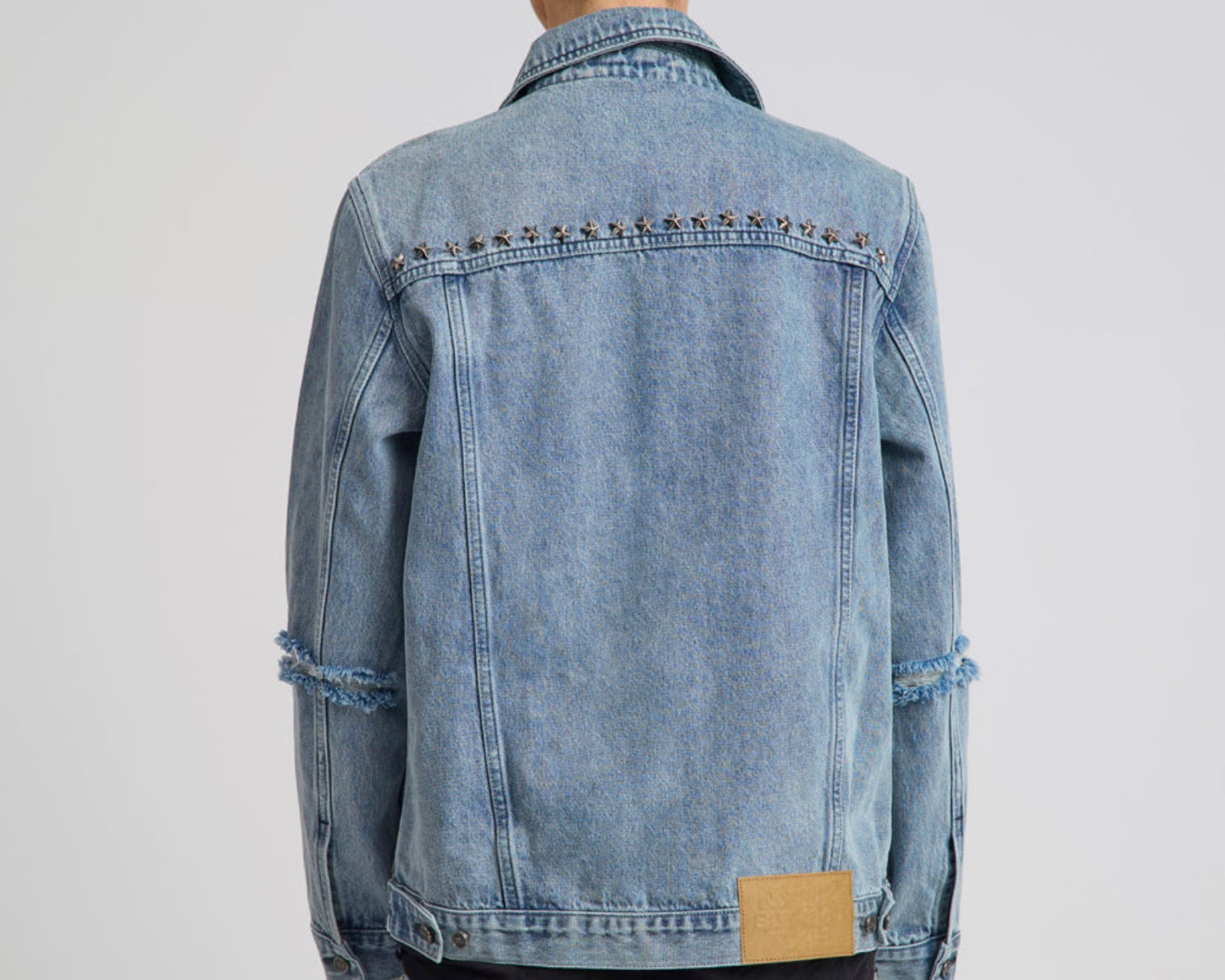 25th Anniversary Trucker Studded Denim Jacket - Salty Dog
