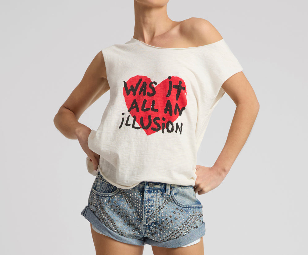 25th Anniversary Was It All An Illusion Tee - White