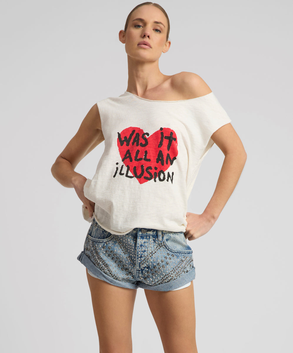 Sydney's Picks 25th Anniversary Was It All An Illusion Tee - White