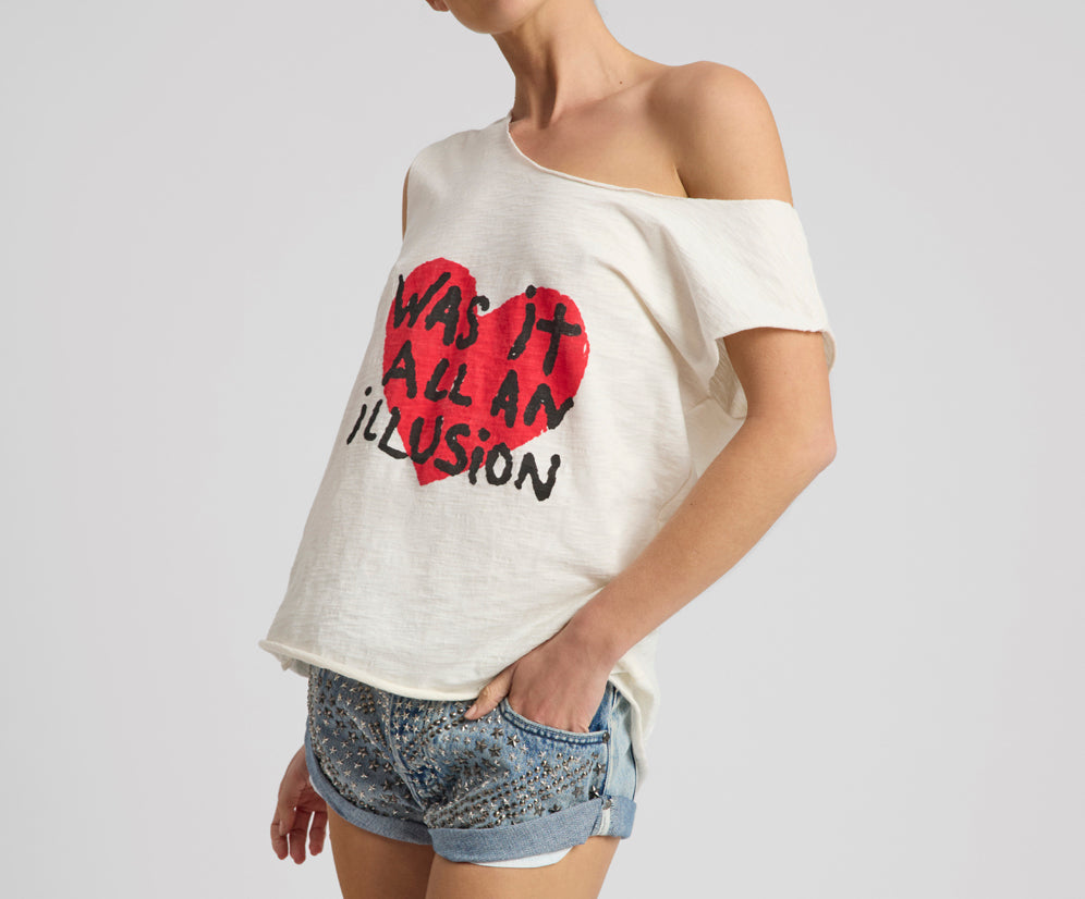 25th Anniversary Was It All An Illusion Tee - White
