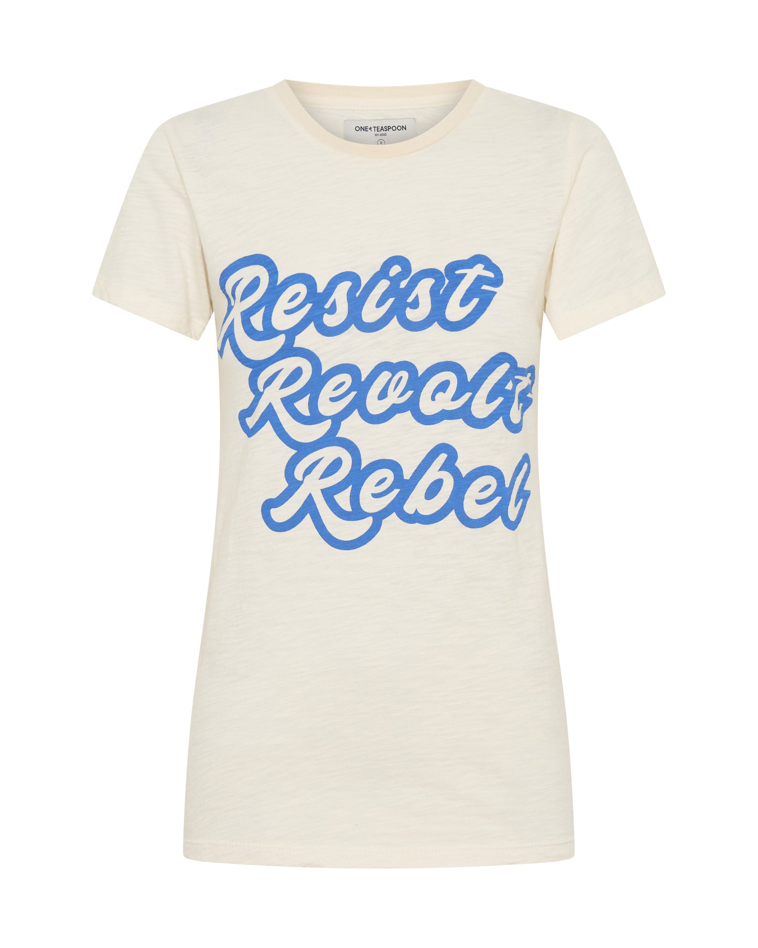 Sydney's Picks 25th Anniversary Resist Revolt Rebel Tee - White