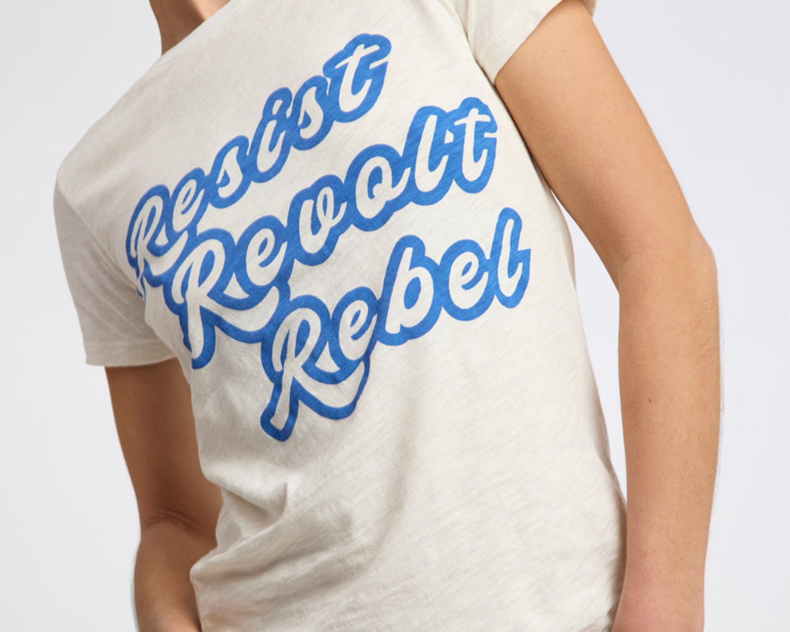 25th Anniversary Resist Revolt Rebel Tee - White