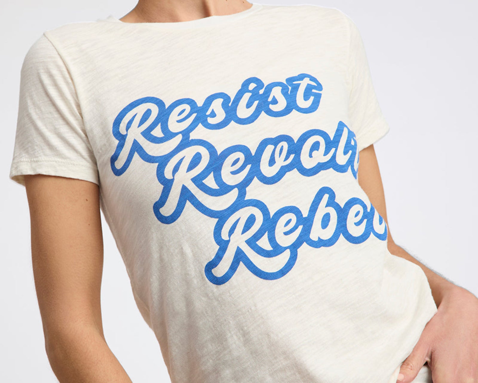 25th Anniversary Resist Revolt Rebel Tee - White