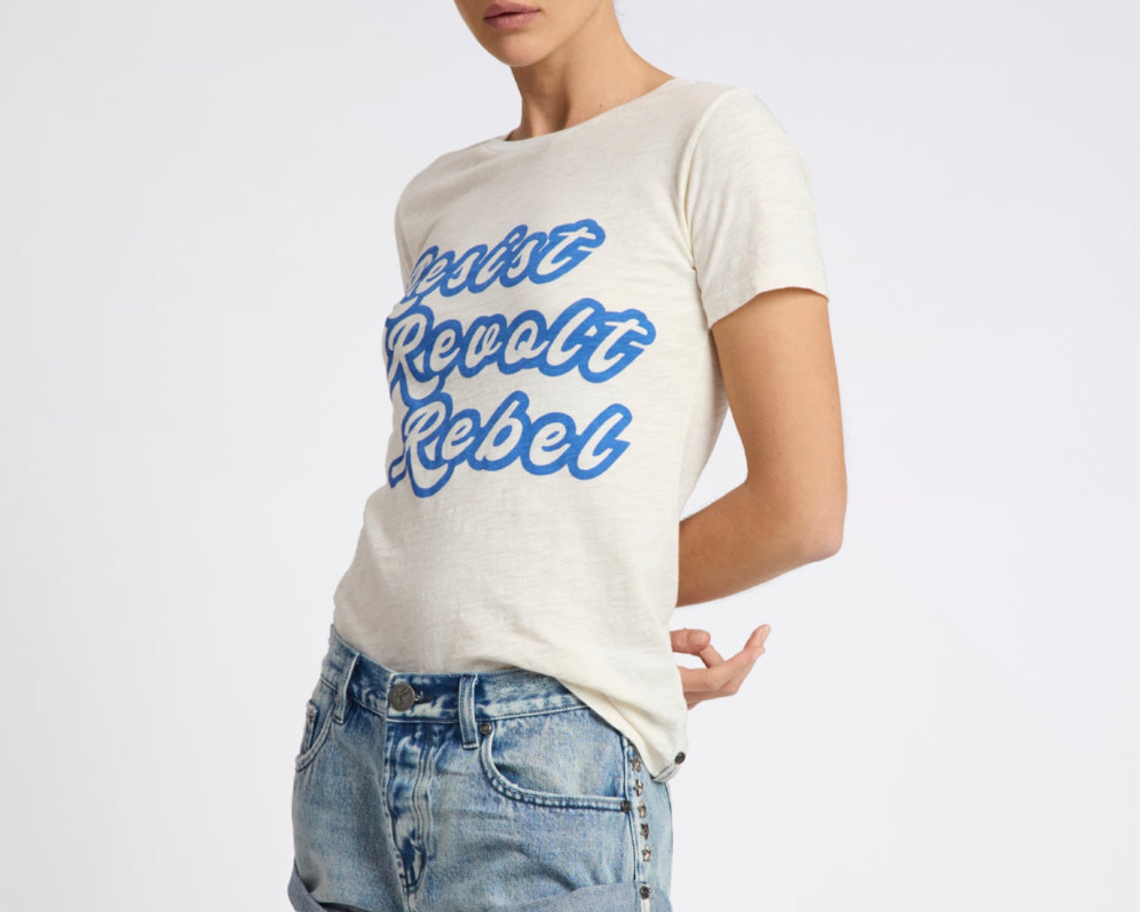 25th Anniversary Resist Revolt Rebel Tee - White