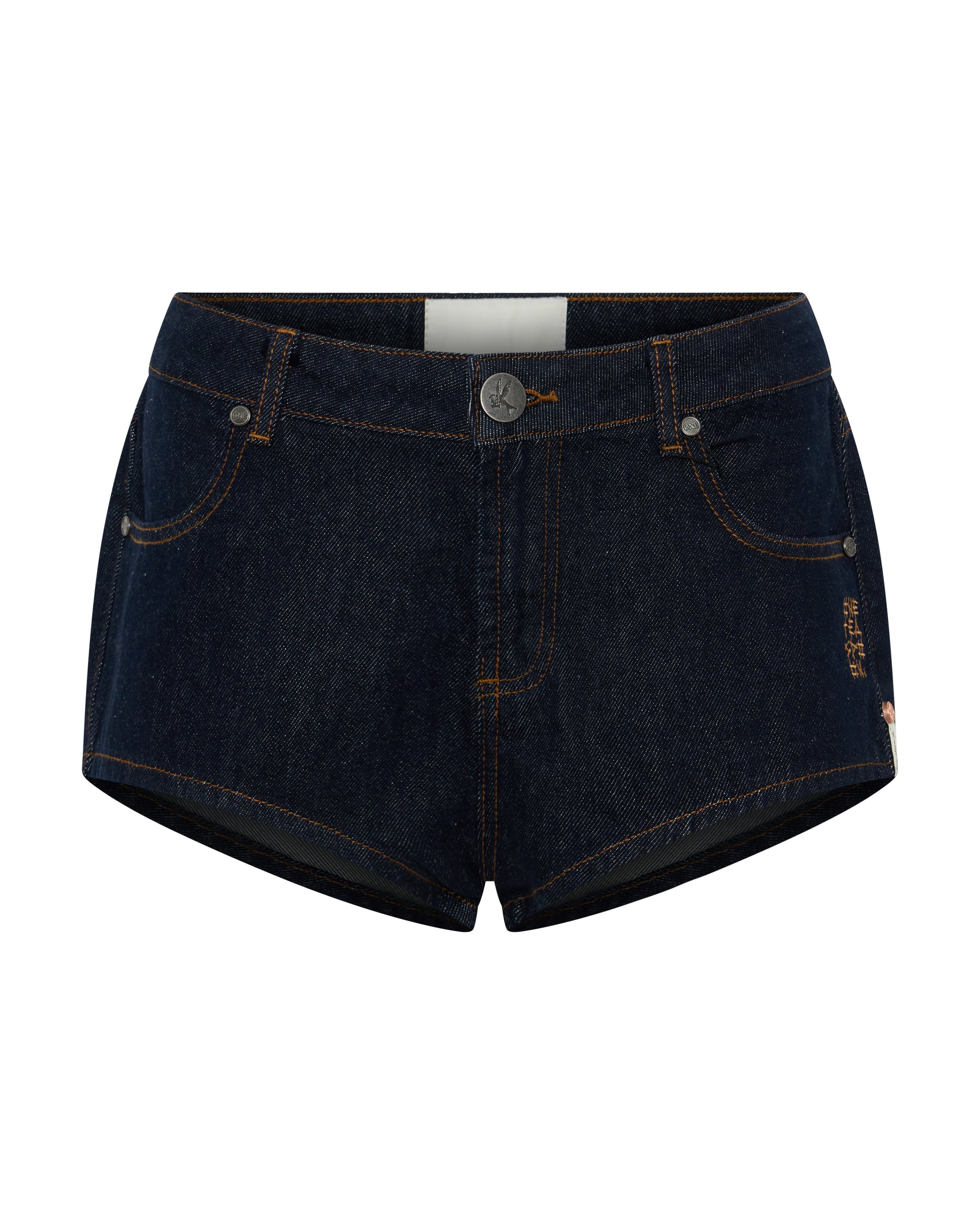 Nomad Low Waist Micro Denim Mini Shorts - Raw Indigo | One