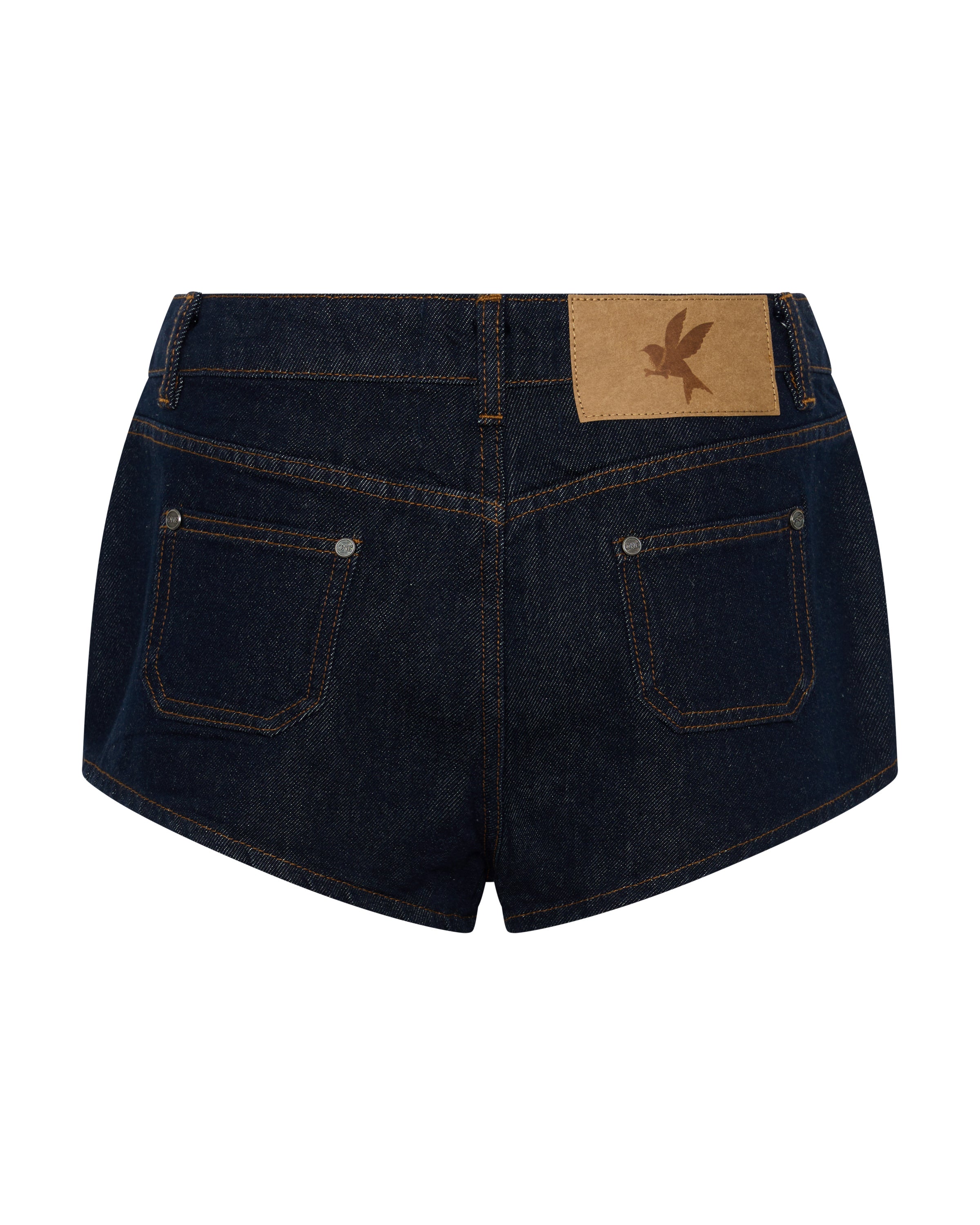 Nomad Low Waist Micro Denim Mini Shorts - Raw Indigo | One