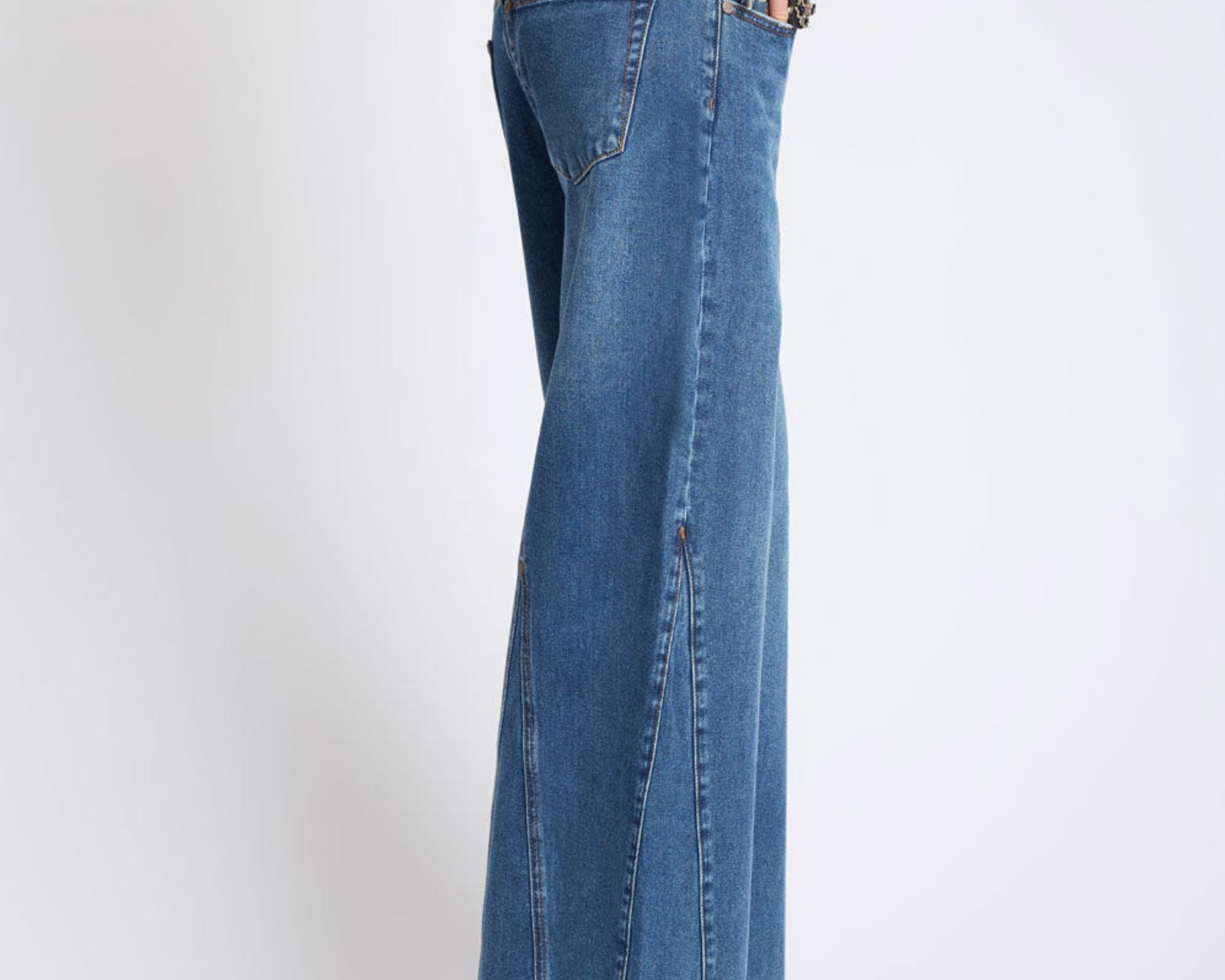 Cruisers Mid Waist Bootcut Flare Denim Jeans - Rodeo Blue