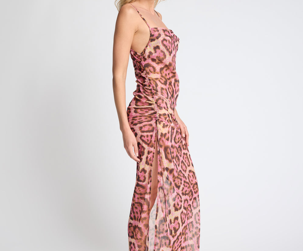 wedding dress pink Princess Cap Sleeves A-line Long Pink Wedding Dress with Lace – FancyVestido