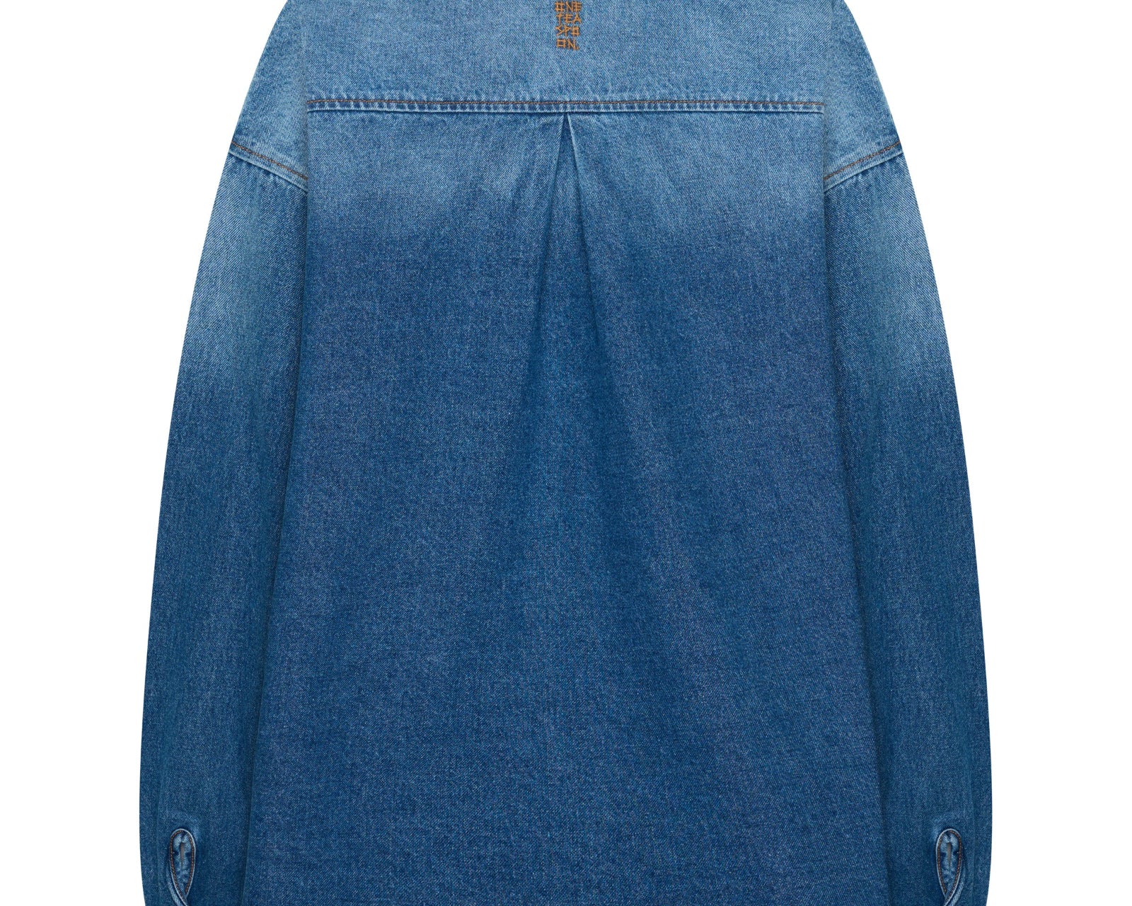 Oversized Denim Shirt - Pacifica Blue