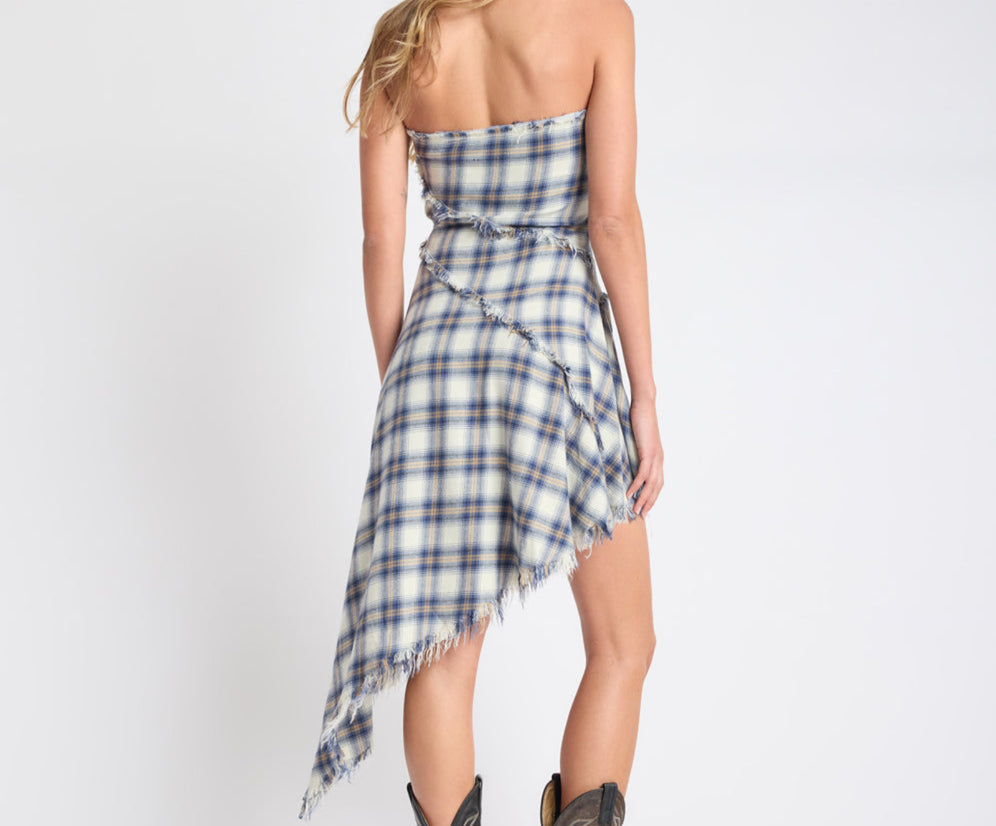 flannel cocktail dress Flannel Dress, Red GRACE+EMMA