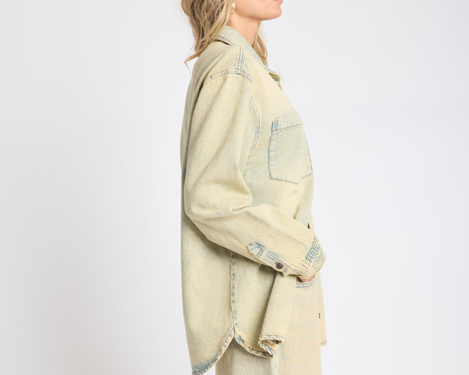 Spirit Drifter Shacket - Blue Sand