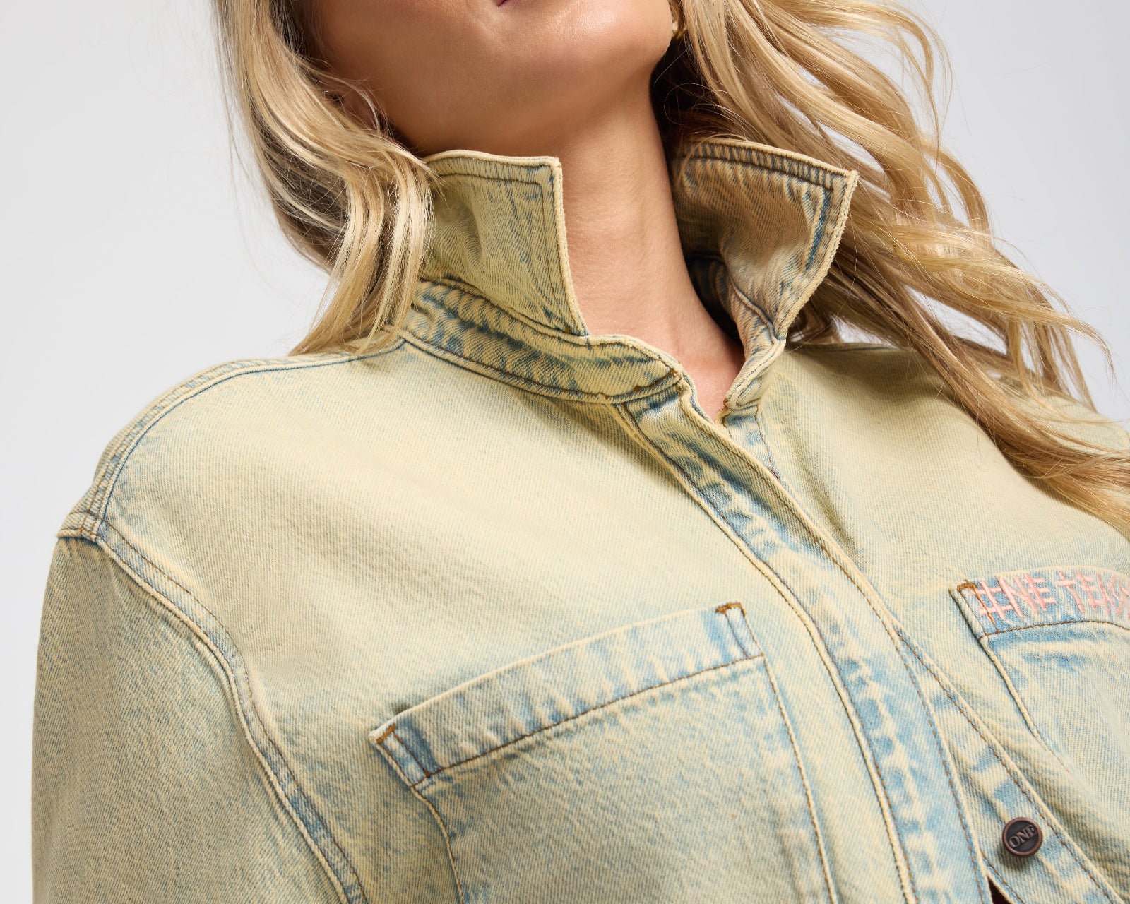 Spirit Drifter Shacket - Blue Sand
