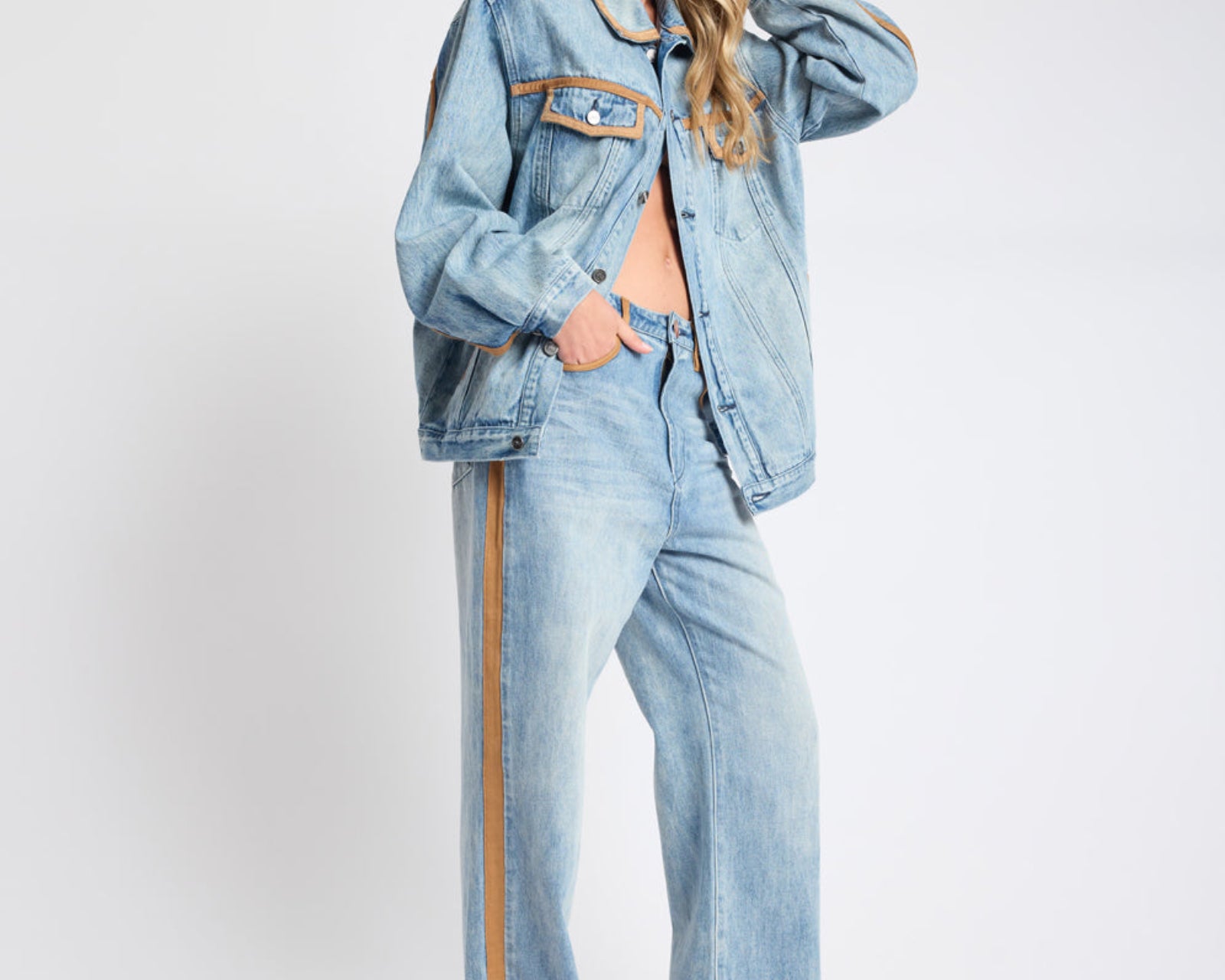 Rodeo Queen Boyfriend Denim Jacket - Salty Dog