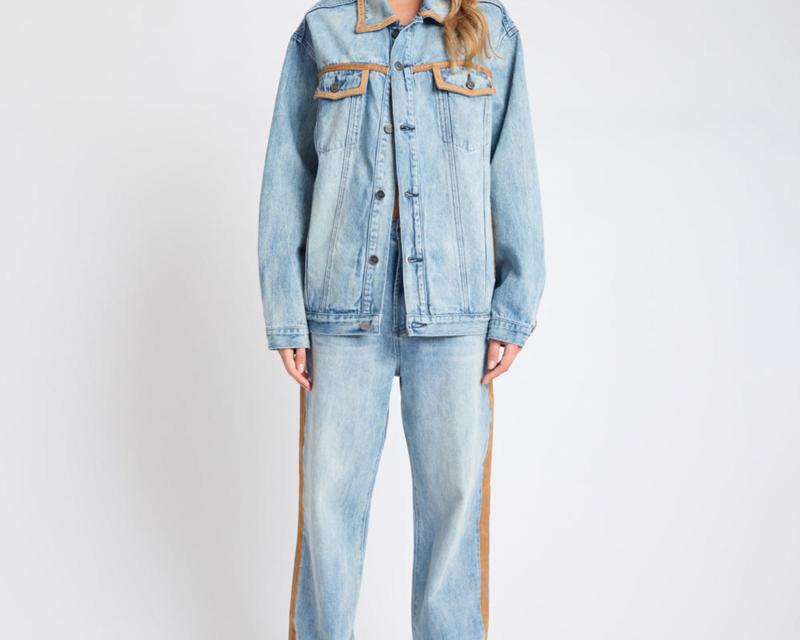 Rodeo Queen Boyfriend Denim Jacket - Salty Dog