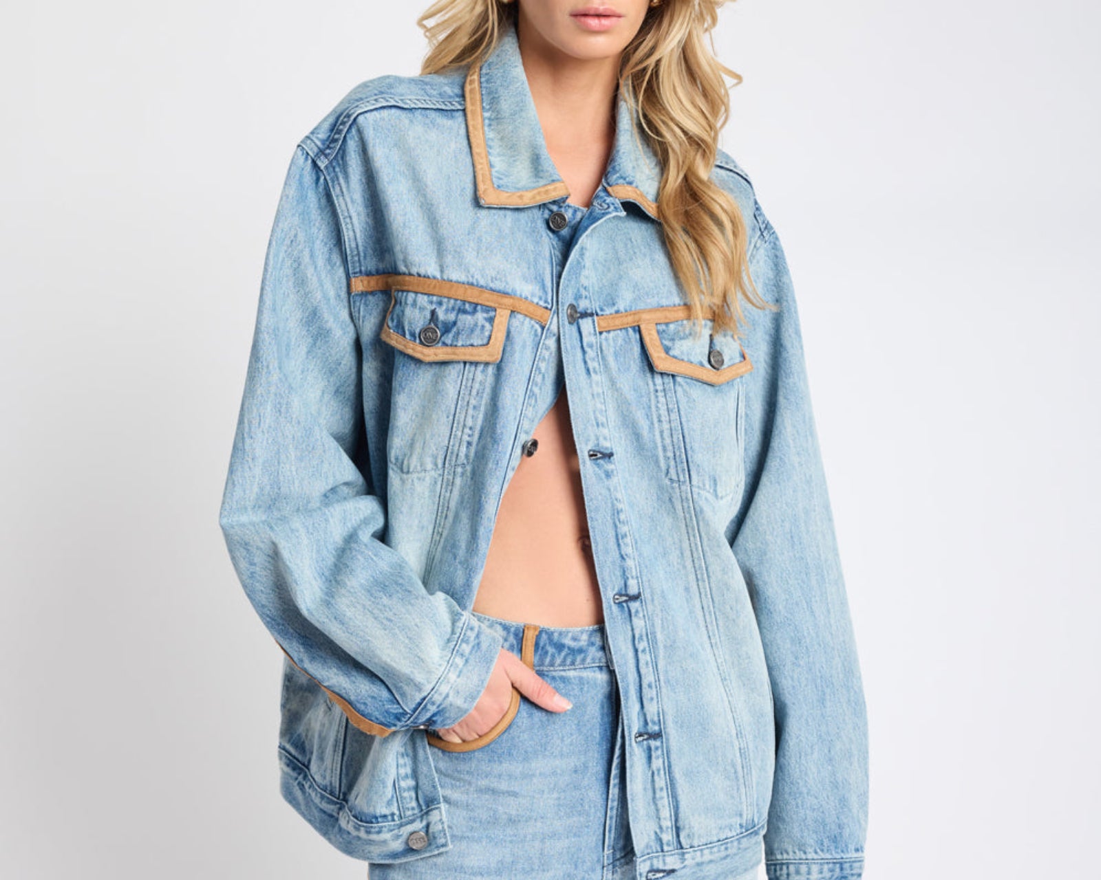 Rodeo Queen Boyfriend Denim Jacket - Salty Dog