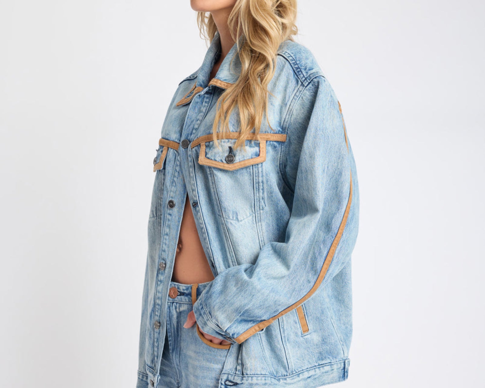Rodeo Queen Boyfriend Denim Jacket - Salty Dog