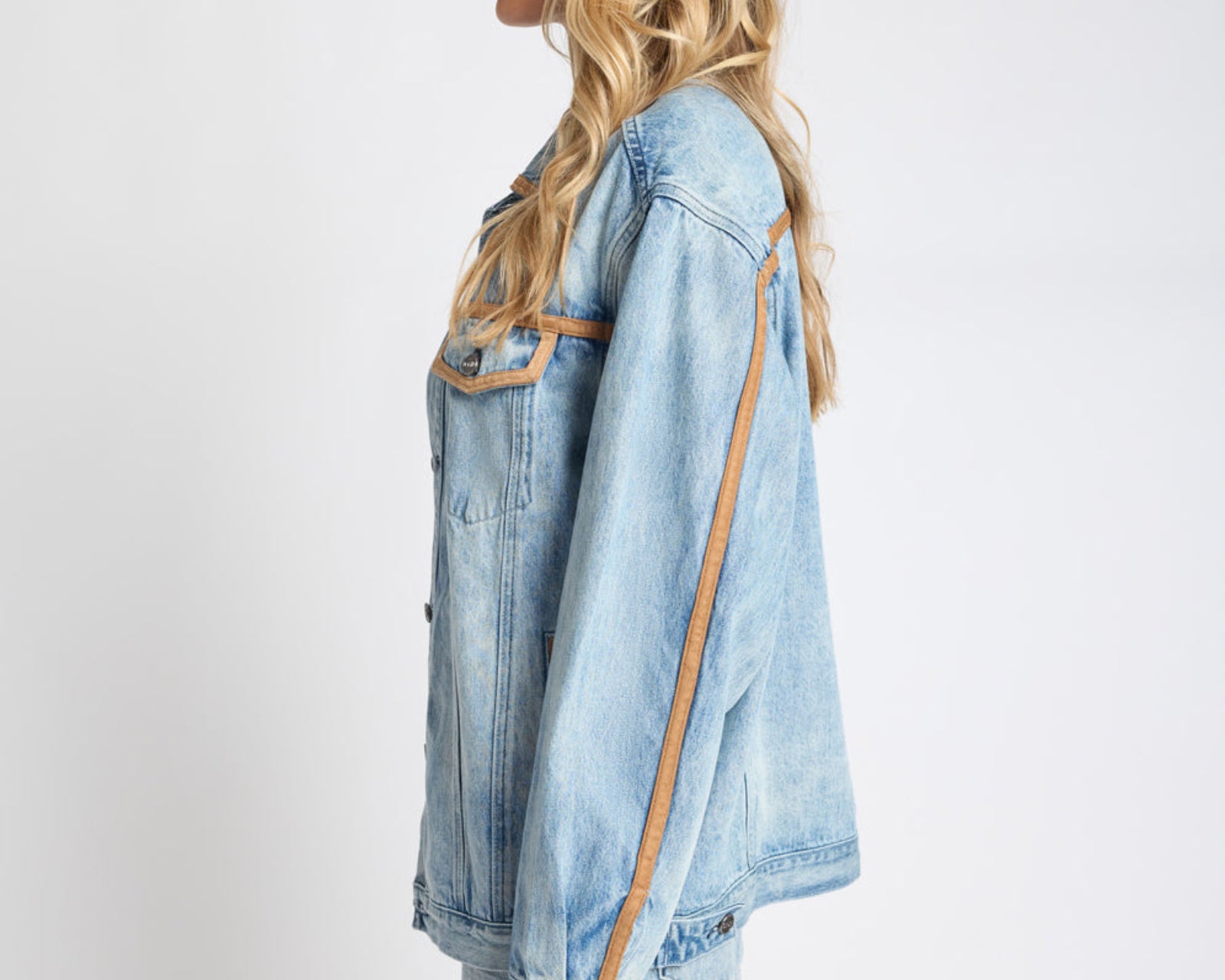 Rodeo Queen Boyfriend Denim Jacket - Salty Dog