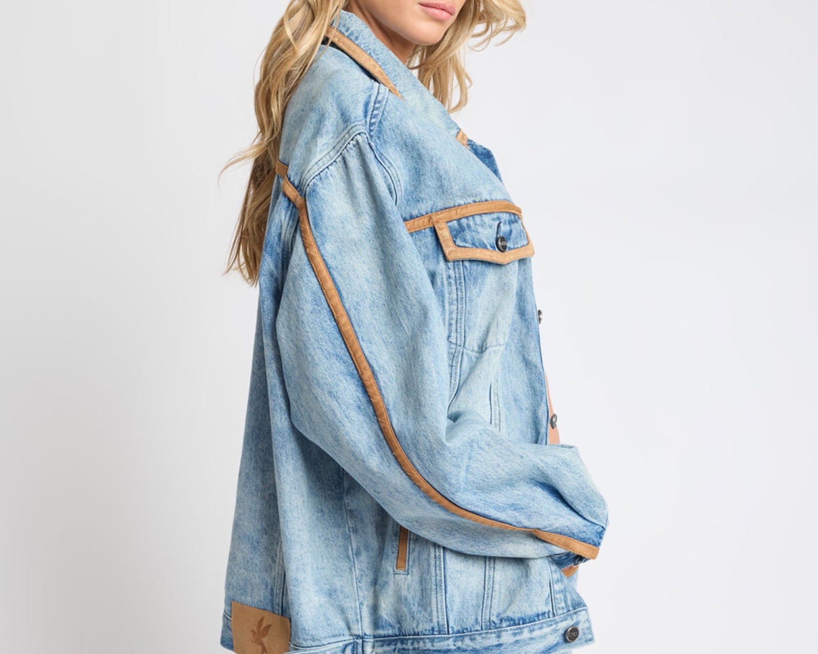 Rodeo Queen Boyfriend Denim Jacket - Salty Dog