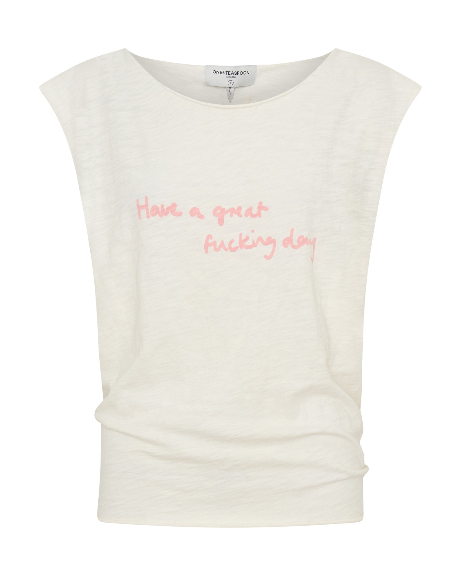 Have A Great Fucking Day Tank - White