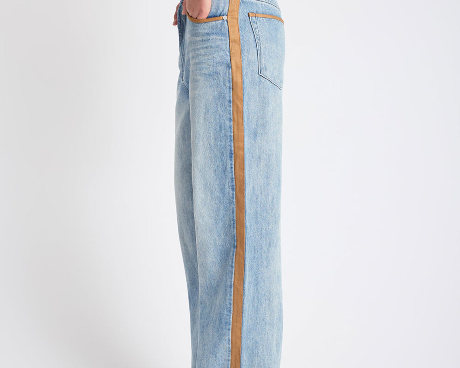 Rodeo Queen Icon High Waist Straight Leg Denim Jeans - Salty Dog