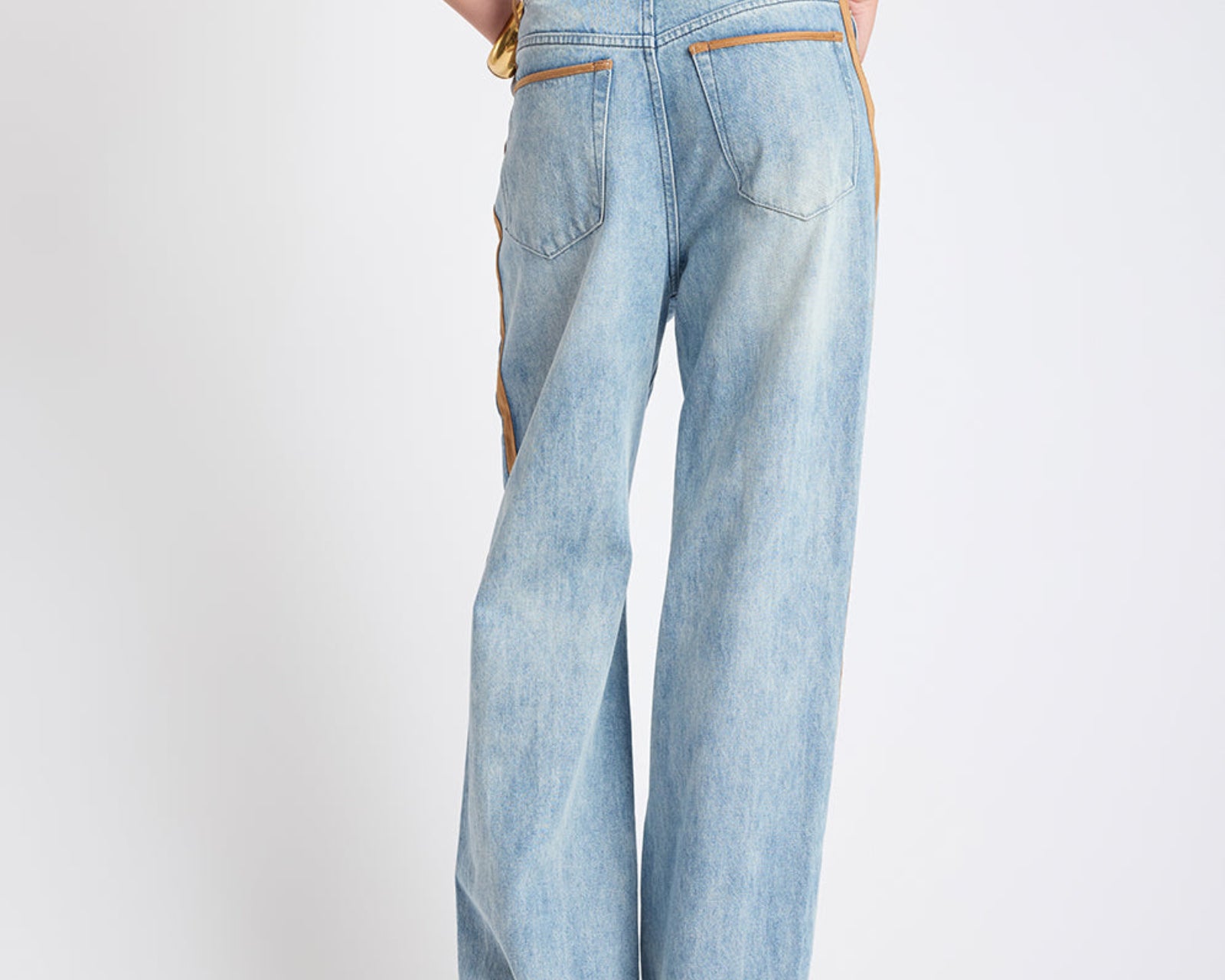 Rodeo Queen Icon High Waist Straight Leg Denim Jeans - Salty Dog