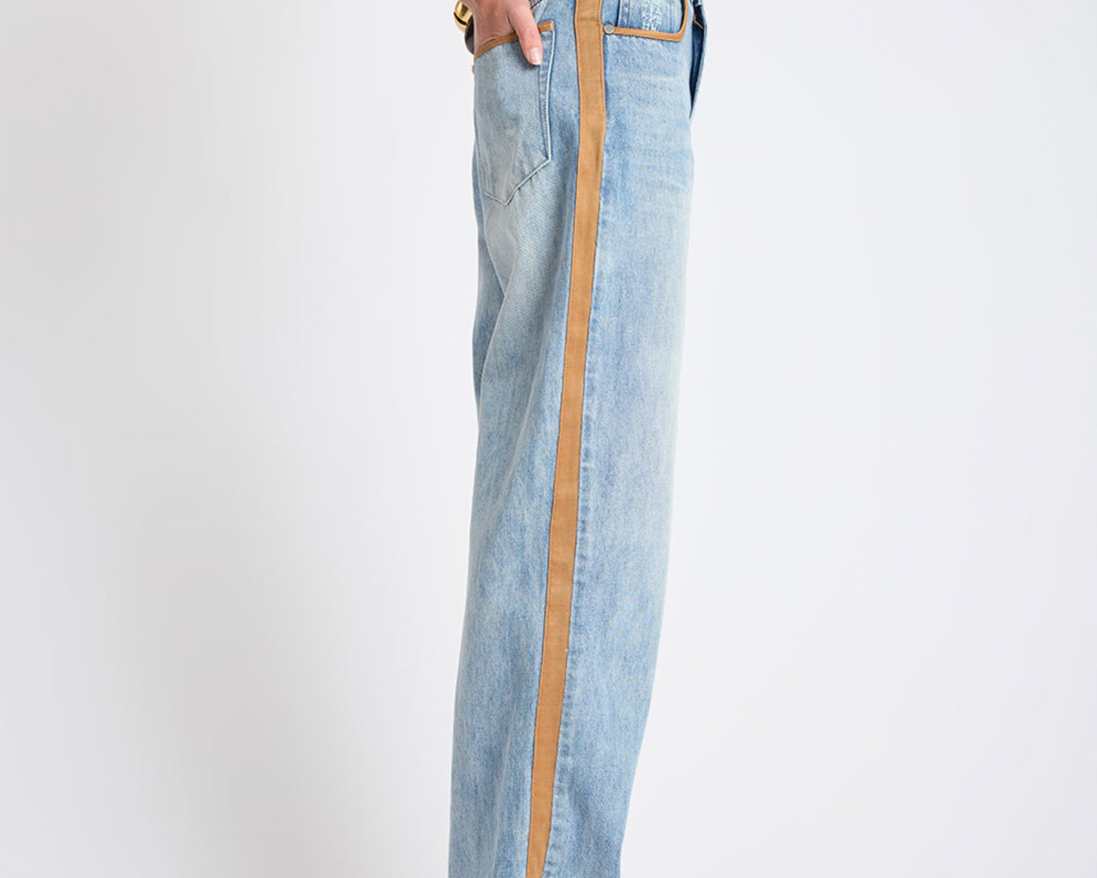 Rodeo Queen Icon High Waist Straight Leg Denim Jeans - Salty Dog