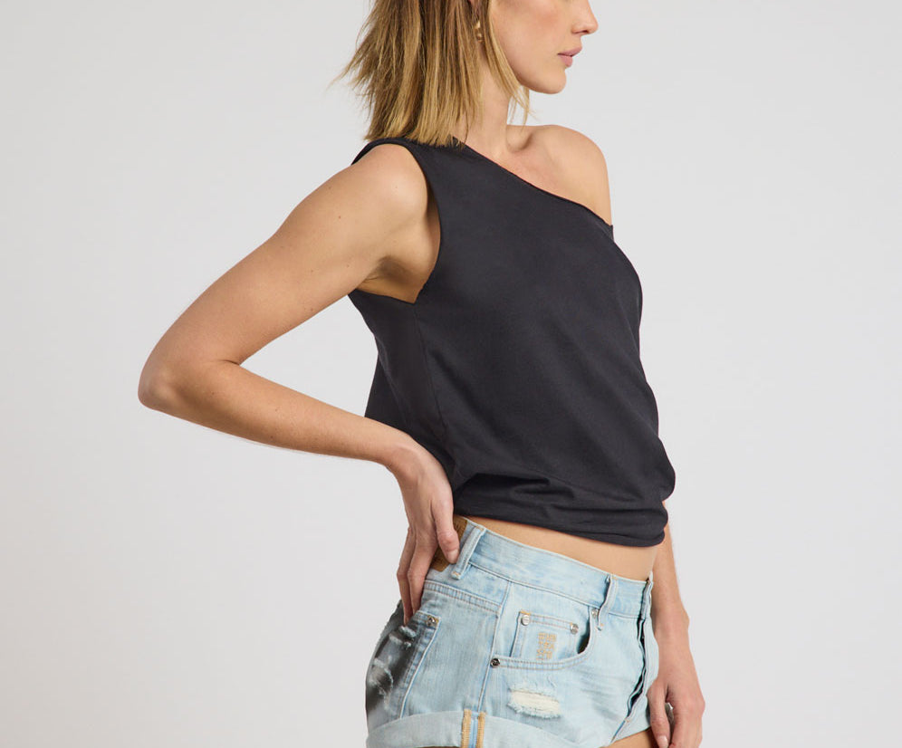 Vintage Tank Top - Black