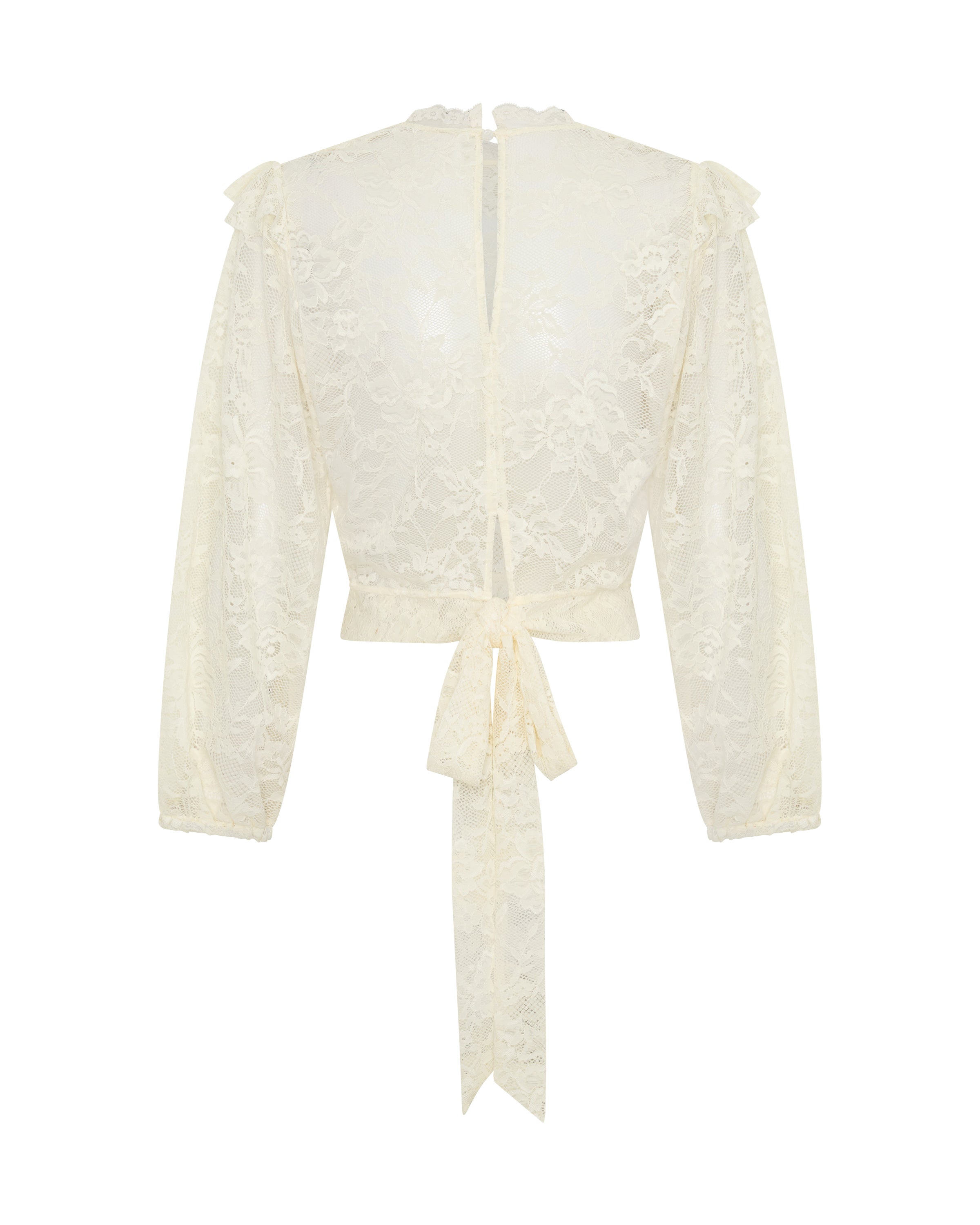 Savage Romance Lace Frill Cami Top - Vintage White | One Teaspoon USA
