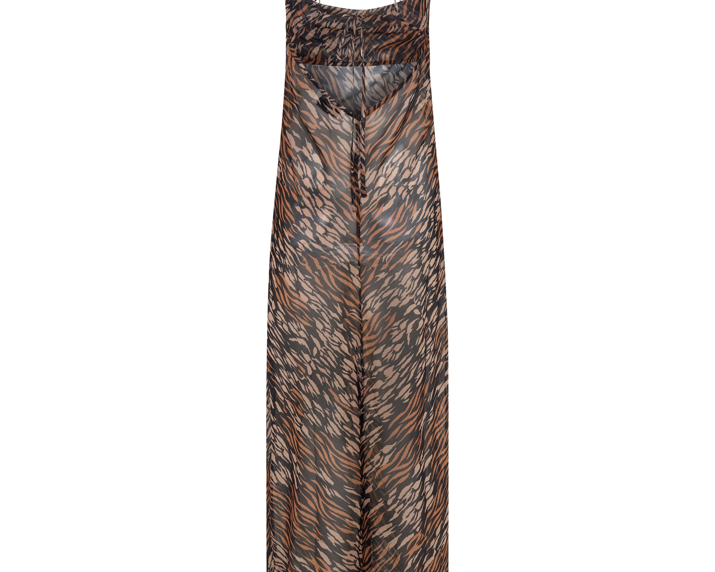 Jagger Maxi Slip Dress - Tawny Print