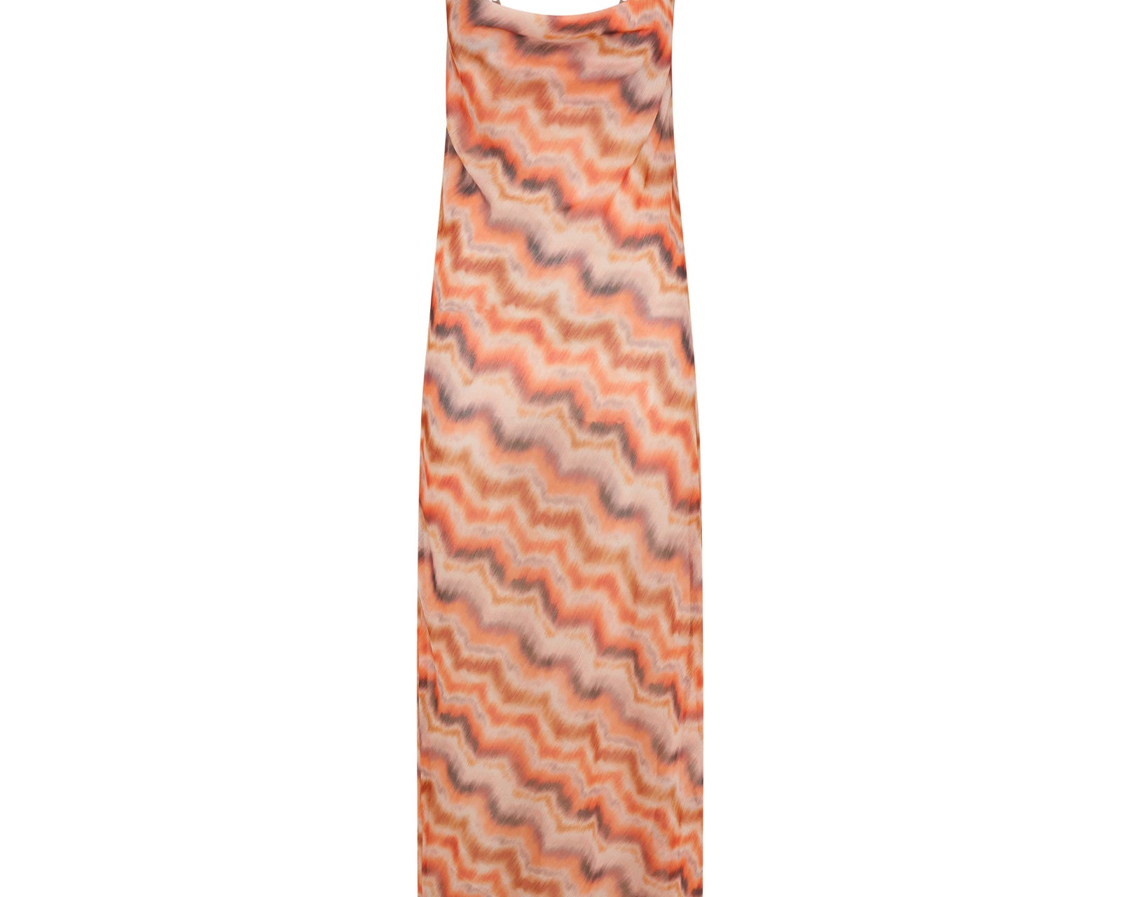 orange white chevron dress MARMALADE Orange/Pink/White 1960s Chevron Dress Marmalade-shop