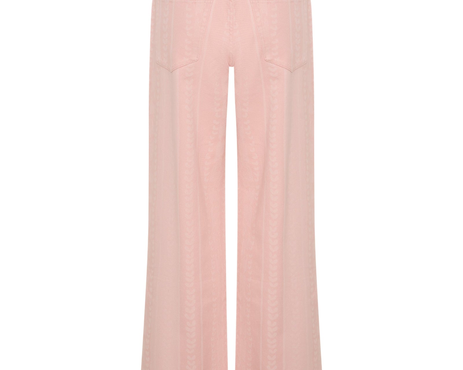 Jackson Mid Waist Wide Leg Denim Jeans - Pink Love