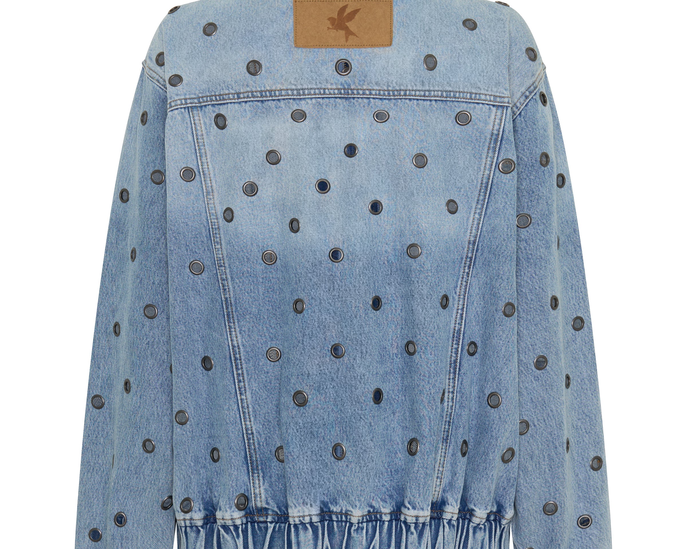 Punk Paradise Denim Bomber Jacket - Salty Dog