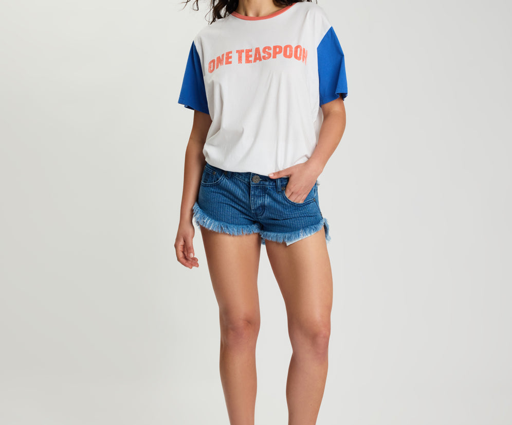 Game Day Boyfriend Tee - White