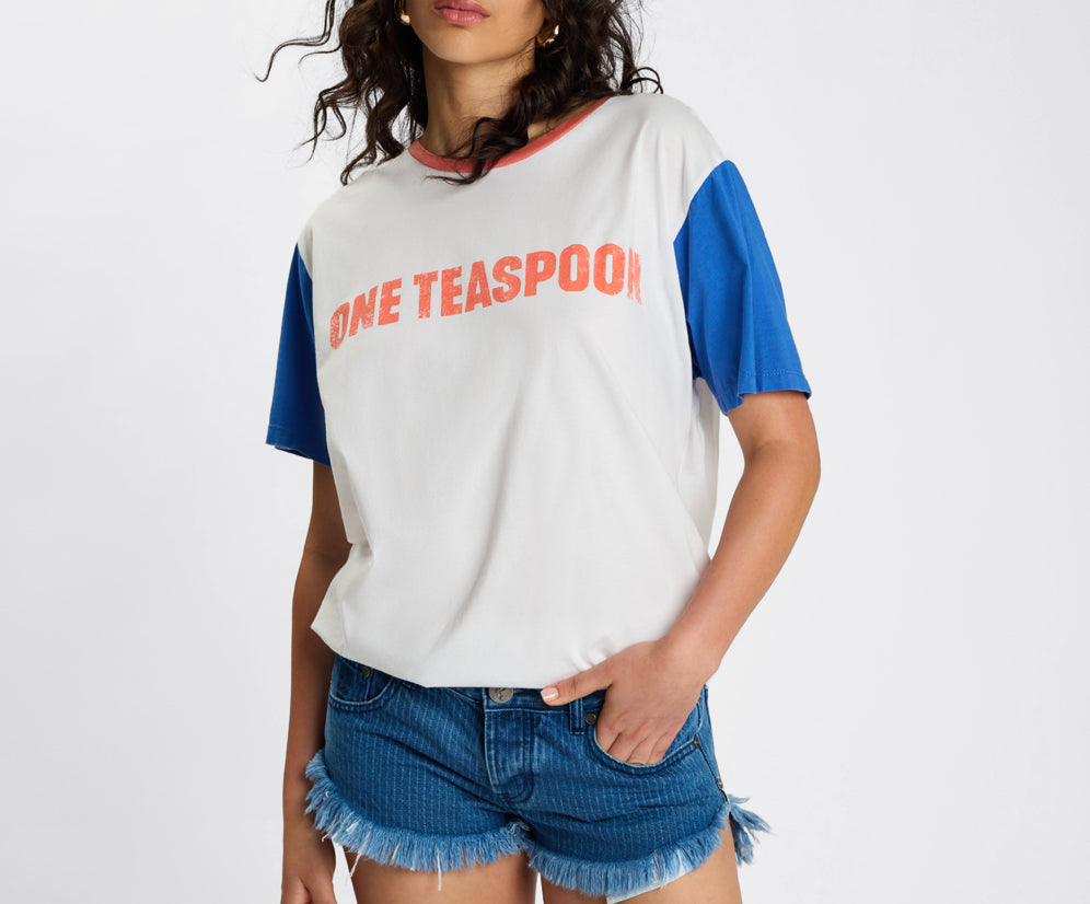 Game Day Boyfriend Tee - White