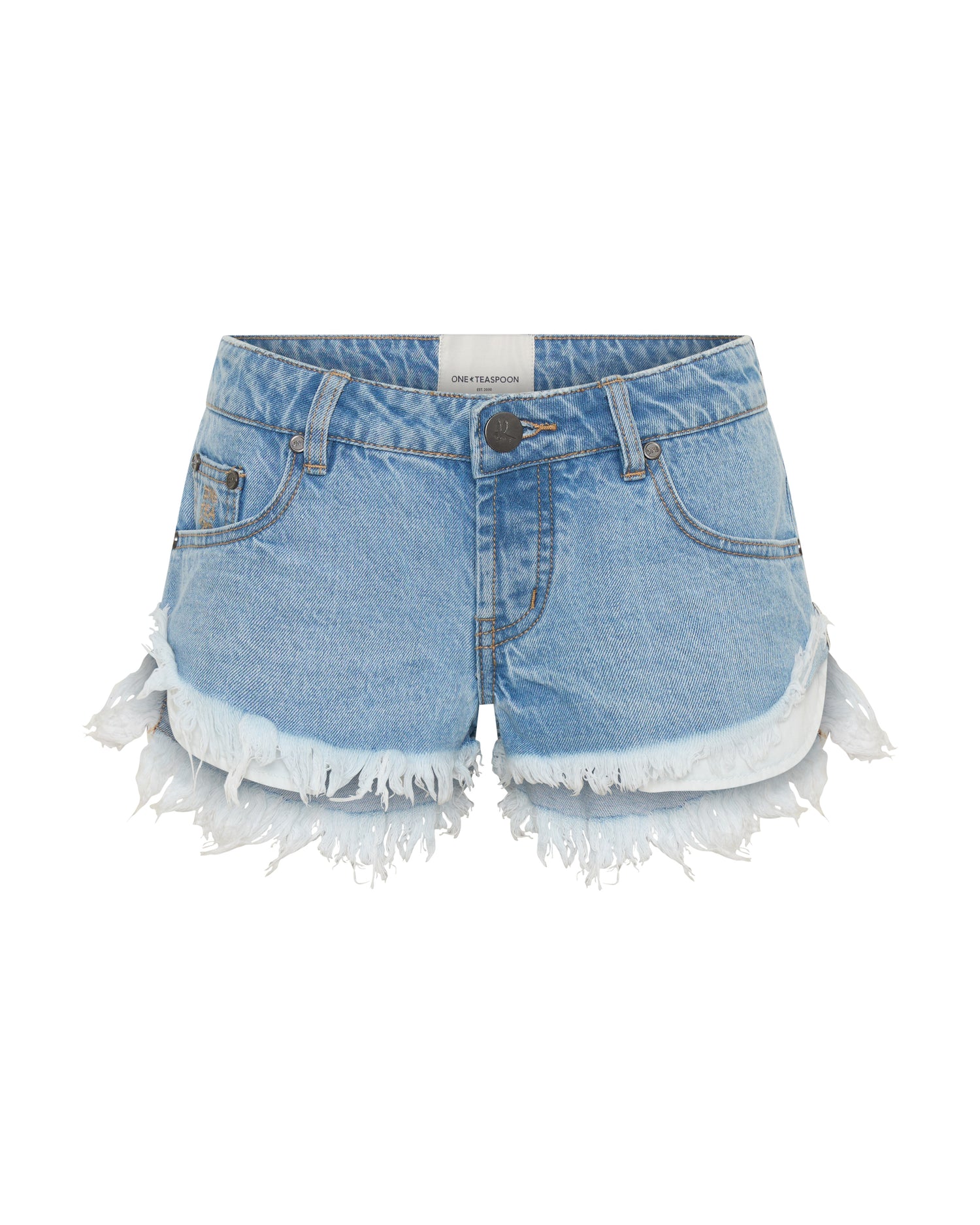 Dukes Low Waist Denim Short - Riviera Blue