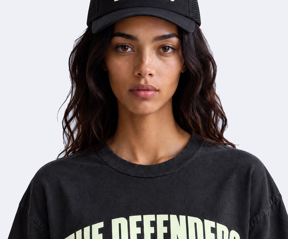 Defender Trucker Cap - Black