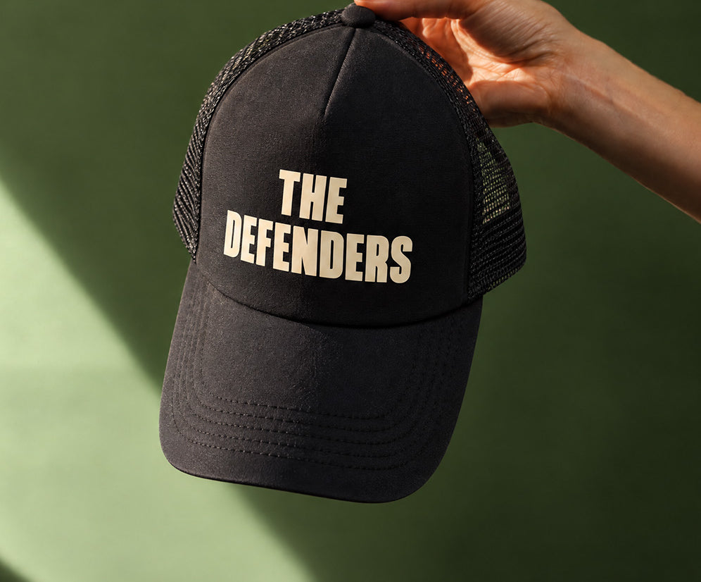 Defender Trucker Cap - Black